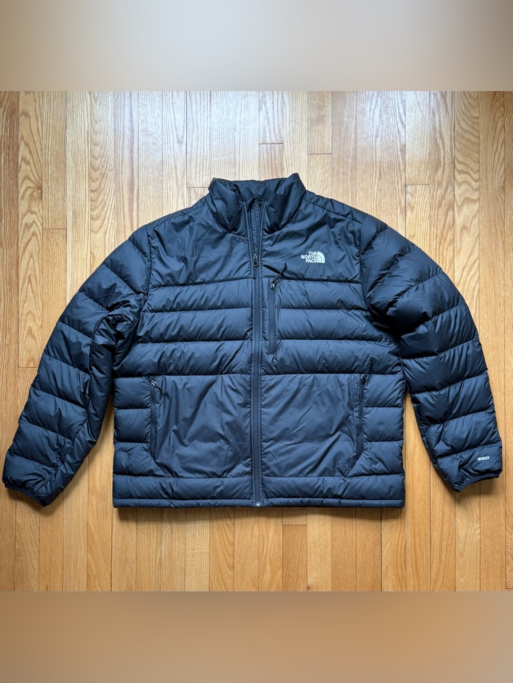 The North Face Men’s Aconcagua 2 Down 550 Puffer Hybrid Jacket Coat 2XL Blaxk